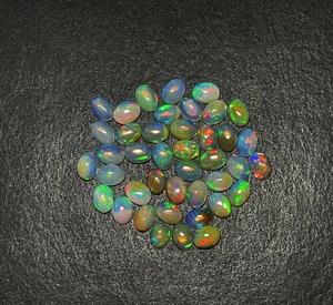 IGI certificado 19 Uds ópalo etíope cabujón ovalado suelto Natural Multi fuego tamaños 5*7mm a 20mm 10 CT lote para joyería - Product Image 2