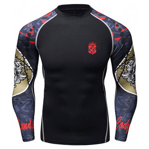 Rashguard MMA à manches longues, respirant, en matériau écologique, personnalisable, faible MOQ, service OEM, haute qualité, vente chaude - Product Image 1