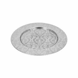Assiette de présentation ovale en métal pour hôtel, mariage, événements, décoration de table, service de nourriture - Product Image 3