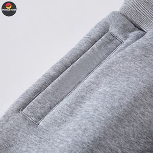 <b>Men's</b> 100% Cotton Slim Fit <b>Jogger</b> Sweatpants High Quality Custom Logo Casual Fitness Pants Canvas Fabric-Wholesale - Product Image 4