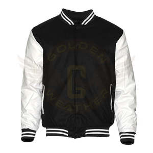บอมเบอร์หนังวัวแท้,เสื้อแจ็คเก็ตแขนยาวทำจากหนังซาตินหลากสี - Product Image 3
