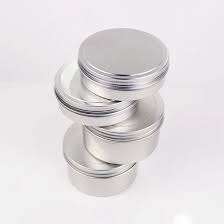 Handcrafted European <b>Style</b> Round Tin Cosmetic <b>Cream</b> Jar Best Finish Aluminum Lid Customizable Makeup Container - Product Image 2