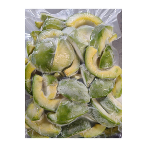 Tranches d'avocat congelées de couleur vert vif et de consistance lisse, produites pour des applications alimentaires internationales. - Product Image 3