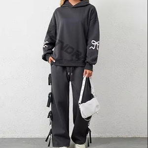 เสื้อสเวตเตอร์มีฮู้ดสำหรับผู้หญิงเสื้อสเวตเตอร์มีฮู้ดสีล้วนมี2025สำหรับฤดูใบไม้ร่วง - Product Image 1