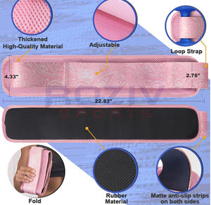 Ceinture de poussée de hanche en néoprène antidérapante personnalisée pour l'entraînement avec haltères, service OEM, vente en gros - Product Image 4