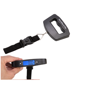 50kg Portable LED Display Digital Luggage <b>Scale</b> Handheld <b>Electronic</b> Weighing Suitcase Travel Suitcase Balance Plastic Battery - Product Image 1