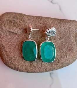 925 Sterling Silver Paraiba <b>Tourmaline</b> Handmade <b>Earring</b> , Beautiful Women <b>Earring</b> . - Product Image 2