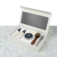 Boîte cadeau magnétique blanche personnalisée avec logo pour ensemble de soins masculins, emballage de luxe en carton rigide avec insert pour kits de barbier – Direct Usine