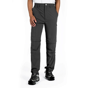 Vêtements décontractés multi-poches de qualité supérieure à la mode Pantalons cargo convertibles pour hommes Pantalons cargo slim personnalisés pour hommes - Product Image 5