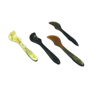 Cuchillo mango de cuerno de búfalo con platos pulidos y cuerno de oveja hecho 4 piezas al mejor precio - Product Image 1