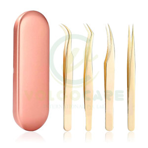 Pinzas de Punta inclinada de precisión profesional 2024 fabricadas con acero inoxidable disponibles en todos los colores y estilos - Product Image 1