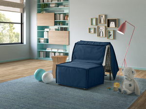 EVERGREENWEB Divano Letto Singolo con Materasso e Cuscino Made in Italy, Rivestimento Rimovibile, Arredamento Salvaspazio, Divano Trasformabile ELLEN - Product Image 4