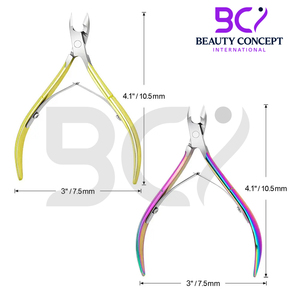 Coupe-cuticules en acier inoxydable de qualité supérieure, durable, avec une large ouverture de mâchoire et une lame incurvée pour les soins personnels - Product Image 2