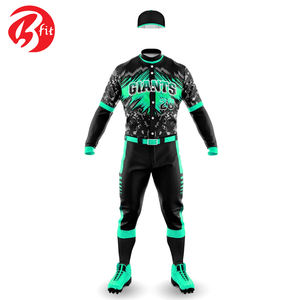 ชุดเบสบอลระบายอากาศได้ดีสำหรับผู้ชายดีไซน์ใหม่ล่าสุดเครื่องแบบเบสบอลสีสันสดใส - Product Image 5