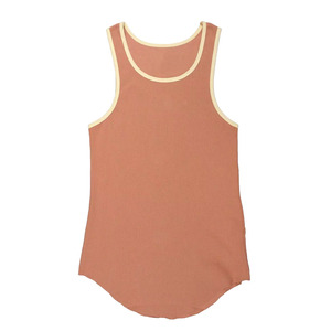 2024 Style New Muscle Fitness Workout Stringer Tank Top Compression Ribbed <b>Vest</b> Cotton Soft Feel Tank Top for Men - Product Image 2