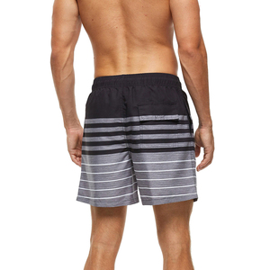 Nurak กางเกงว่ายน้ำขาสั้นสำหรับผู้ชาย, กางเกงว่ายน้ำน้ำหนักเบาระบายอากาศได้ดีวัสดุลำลองผ้าใยสังเคราะห์ลายพื้น - Product Image 2