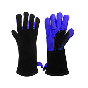 Los mejores guantes de soldadura de cuero personalizados Gun Palm EN VENTA Nueva marca de fábrica Guantes de cuero de piel de cabra de piel de oveja para hombres - Product Image 3
