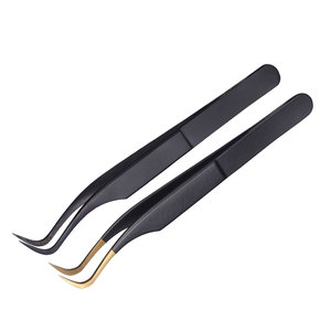 Juego de 2 Pinzas Curvas de Acero Inoxidable Negro, Fuente de Alimentación Manual, Instrumento de Clase I, Reutilizable, Esterilización a Alta Temperatura, 12 cm - Product Image 6