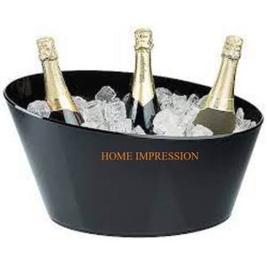 Cubo de vino de Metal chapado en oro martillado de gran tamaño de calidad superior para beber vino para fiestas estilo indio - Product Image 4