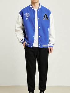 Chaqueta universitaria de lana para hombre con logotipo personalizado OEM estilo Hip Hop con su propio diseño ropa de invierno fabricada en Pakistán - Product Image 3