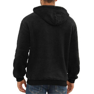 Sweat à capuche polaire personnalisable de haute qualité pour hommes hiver coton matériel vente entière sweats à capuche en polaire pour hommes 100% coton - Product Image 2