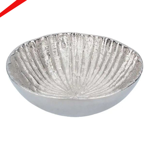 2026 <b>Top</b> Quality <b>Shiny</b> Silver Finished Round Shape Aluminum Serving Bowl For Home Hotel & Restaurant decor Serving Bowl - Product Image 1