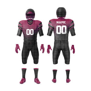 Meilleur design de qualité supérieure, maillot de football américain à demi-manches, top ventes, uniforme de football américain en polyester - Product Image 1