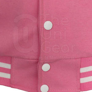 Chaqueta universitaria Letterman con estilo para hombre, chaquetas de invierno al por mayor con cuello levantado y precio bajo de béisbol universitario - Product Image 3