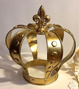 Elegante Metal Navidad Corona Mesa Adorno Hecho a mano Celebración de vacaciones Centro de mesa - Product Image 2