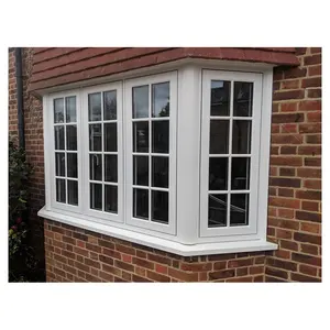 Prima Upvc pencere çift cam salıncak Windows Pvc kanatlı pencere