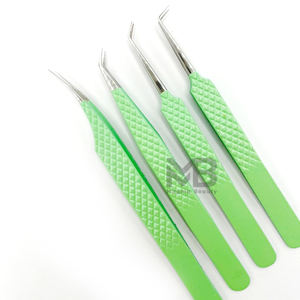 Pinzas para Extensión de Pestañas 100% Acero, Personalizadas con Marca Privada, Juego de Pinzas para Pestañas Antimagnéticas y Antiestáticas - Product Image 4