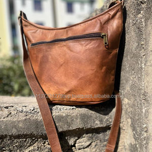 Bolso de mano de cuero de cabra hecho a mano para mujer, bolsa de compras elegante, gran oferta - Product Image 6