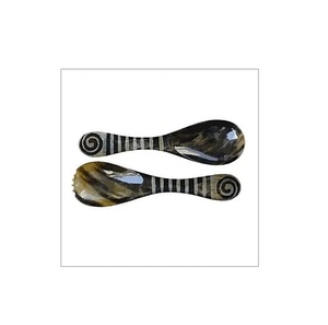 Cuchara de cuerno de uso para fiesta de boda, diseño antiguo, Color de cuerno Natural, diseño hecho a mano para el hogar, cocina, vajilla, cuchara de cuerno de cena - Product Image 6