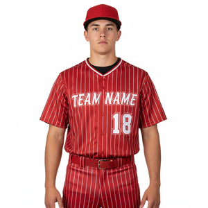 ชุดเบสบอลสำหรับเยาวชนแบบปรับแต่งได้ น้ำหนักเบา ระบายอากาศดี เสื้อและกางเกงกีฬาที่สวมใส่สบายและทนทาน ออกแบบมาเพื่อความเร็ว - Product Image 1