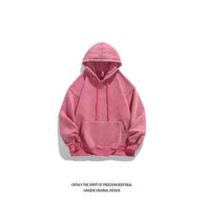 เสื้อกันหนาวมีฮู้ดแบบวินเทจมี100% ผ้าฝ้ายขนแกะนุ่มซับและพิมพ์ลาย3D ขนาดใหญ่สำหรับฤดูหนาวรุ่นปรับปรุง - Product Image 4