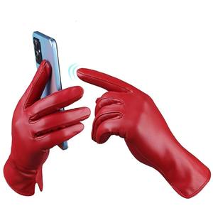 Guantes de Moda de Cuero al por Mayor 2025, Producto Transpirable, Guantes de Moda de Cuero Ultra Suaves al Tacto para Mujer, Precio de Mayoreo - Product Image 2