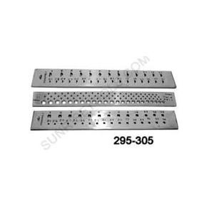 Dibujar placa agujeros redondos 10,1/2 "-91 agujeros para herramientas de joyería - Product Image 1