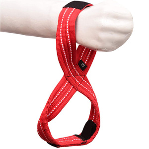 Logotipo personalizado y diseño Figura 8 Correas de levantamiento de pesas Gimnasio Entrenamiento Gimnasio Levantamiento de fuerza Soporte de muñeca Figura 8 Correas - Product Image 6