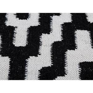 Alhambra - Alfombras de Lana Tejida Plana en Gris y Negro, Alfombras Geométricas y Abstractas para Pasillos y Habitaciones - ADWP-13075 - Product Image 3