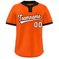 Maillot de Baseball Vintage personnalisé recadrée chemise de Softball maille tissu boutonné broderie jeunesse Look audacieux couture USA