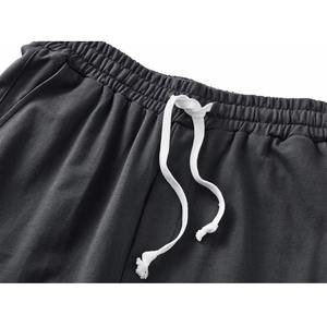 Haute qualité 100% coton hommes pantalons droits respirant sport pantalons décontractés personnalisable basique pantalons de survêtement - Product Image 6