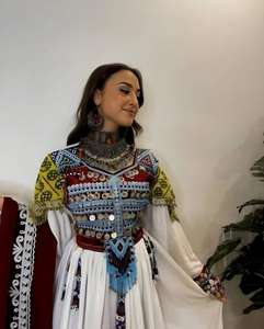 Robe afghane pour femmes de 2024 à 25 ans Robe Kutchi afghane de haute qualité pour femmes Meilleur prix personnalisé OEM - Product Image 6