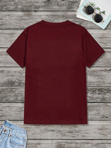 เสื้อยืดพิมพ์ลายวินเทจซักกรด/ซักแล้วทำจากผ้าฝ้ายเนื้อนุ่ม100% จากปากีสถาน - Product Image 5