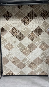Tapis turc moderne en polypropylène tissé à la machine, haute qualité, jute, résistant aux taches, poils longs, abstrait, chambre à coucher, maison - Product Image 4