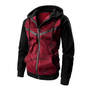 Men's 100% Cotton Men's Color Block Hoodie-Full <b>Zip</b> Ultimate Heavyweight Fleece Hoodie-Camo <b>Zip</b> up Pullover Hoodies For Men - Product Image 1