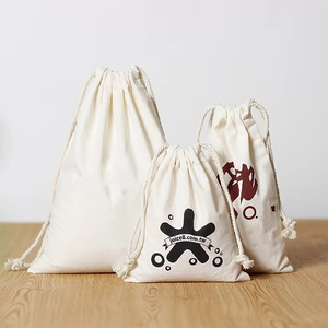 Mới nhất phong cách OEM dịch vụ với giá cả hợp lý chất lượng cao 100% cotton mua sắm túi chất liệu rắn dây kéo bông túi - Product Image 4