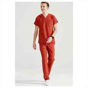 Tenues médicales en tissu canvas de haute qualité, logo personnalisé, uniformes d'hôpital unisexes, vente en gros, service OEM - Product Image 4
