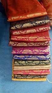 100% poliéster metálico Jacquard brocado tela listo Stock Color lujo brocado Jacquard tela - Product Image 2