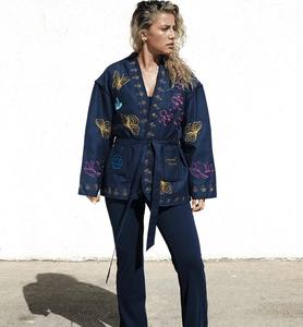 Haute qualité sur mesure coton femmes BJJ Gi bleu Judo Gi Kimono vêtements de sport Art martial Jiu Jitsu uniforme MMA BJJ vêtements de combat - Product Image 1