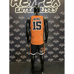 Conjunto de Uniforme de Baloncesto Reversible para Adultos, Impresión por Transferencia de Calor, Malla Elástica, Sin Mangas, Secado Rápido, Antibacteriano - Product Image 2